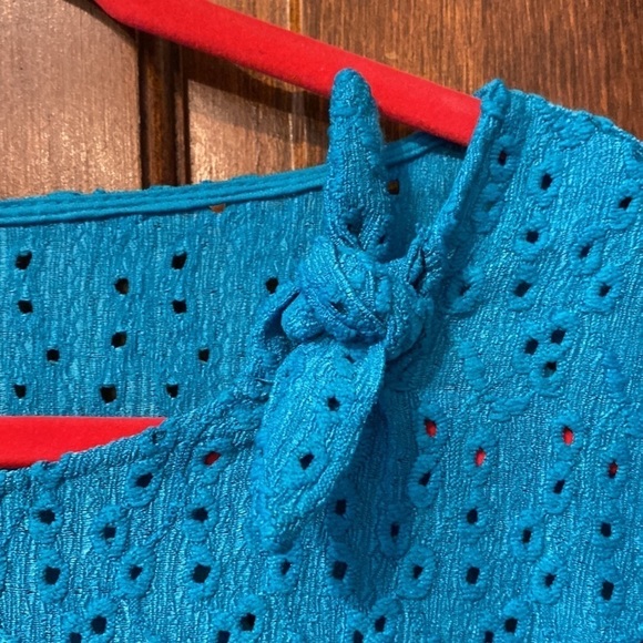 Ruby Rd. Eyelet 3/4 Sleeve Blouse - Picture 5 of 7